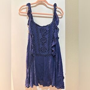 Free People One Lace Mini Dress